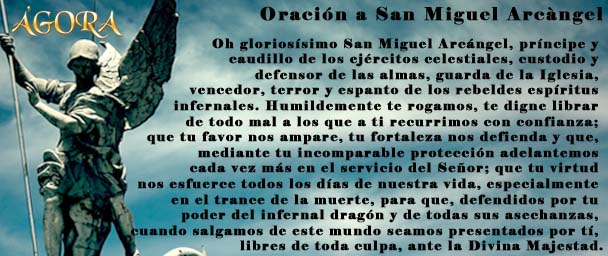 oracion al arcangel miguel